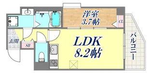 マンション八雲【2階】の間取り