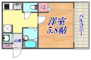 エスポワール【3階】の間取り