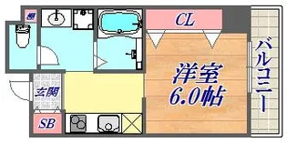 アベニューKOBE山本通【4階】の間取り