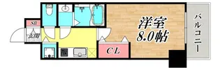 スワンズシティ神戸湊川【2階】の間取り
