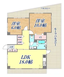 ロイヤルコート六甲桜ヶ丘【4階】の間取り