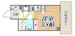 アルテハイム神戸県庁前【3階】の間取り