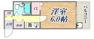 モダンアパートメント神戸新長田【4階】の間取り