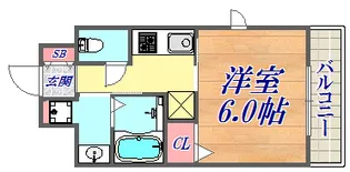 エステムコート神戸元町ヒルズ【4階】の間取り