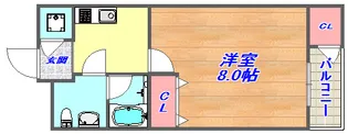 ジークレフ王子【5階】の間取り
