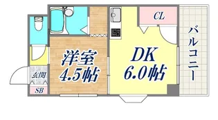 パレドルミエール【1階】の間取り