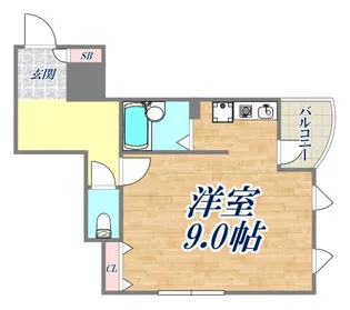 プリオーレ神戸2【2階】の間取り