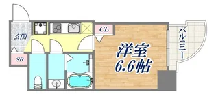 ファステート神戸コンチェール【9階】の間取り