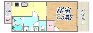 レディースゴールドハイツ【1階】の間取り