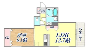 プリメーラ荒田【2階】の間取り