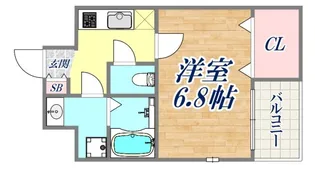 KONTI松野【4階】の間取り