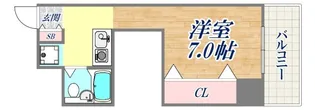 グローバルビレッジ御影【2階】の間取り