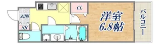 レジュールアッシュ神戸元町【11階】の間取り