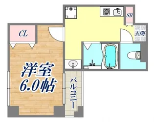 CITY SPIRE神戸元町2【12階】の間取り