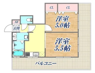 Green Bell Hills【1階】の間取り