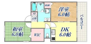 カーサビアンカ【2階】の間取り