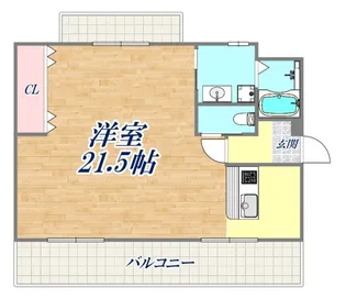 AH徳井【4階】の間取り