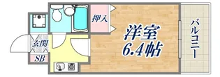 ライオンズマンション三宮東第2【11階】の間取り