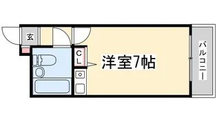 ダイアパレス王子公園【2階】の間取り