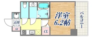 ファステート神戸コンチェール【11階】の間取り