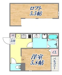 ハーモニーテラス本庄町【1階】の間取り
