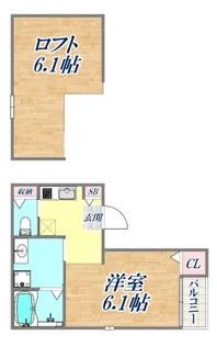 ハーモニーテラス本庄町【1階】の間取り