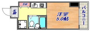 1Rの間取り画像