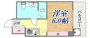 篠原ライフ【3階】の間取り