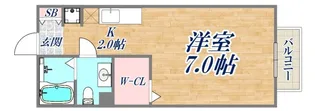 モナリエ六甲【2階】の間取り