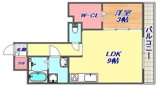 サニーヒル【3階】の間取り