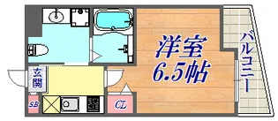 アルファ神戸元町【6階】の間取り