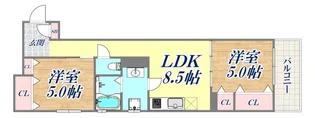 リアン西山町【3階】の間取り
