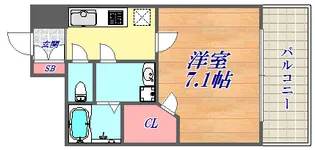 プラザセイシェル【5階】の間取り