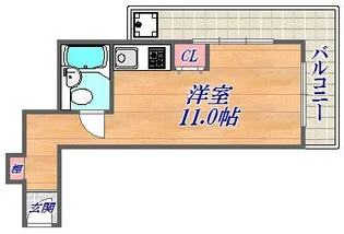 ロイヤルマロンハイツ【3階】の間取り