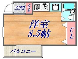エル楠【2階】の間取り