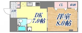 ヤマウラ77ビル【5階】の間取り