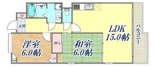 プリメーラリヨン【1階】の間取り