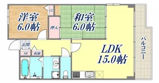 プリメーラリヨン【2階】の間取り