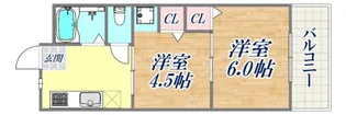 マンションエイト【2階】の間取り
