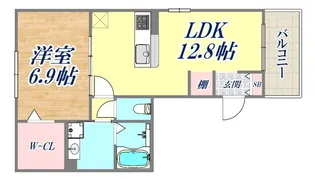 リヴェール【3階】の間取り