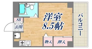 ハイツオークラしのはら【2階】の間取り