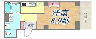 ソレイユ清元【4階】の間取り