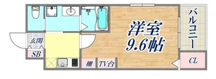 エヌエムサンカンテキャトフD棟【3階】の間取り