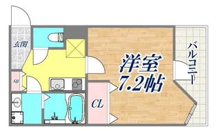 レーヴメゾン神戸須磨【1階】の間取り