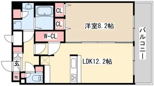 プレサンス神戸駅前グランツ【13階】の間取り