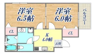 ハイツ村上2【2階】の間取り