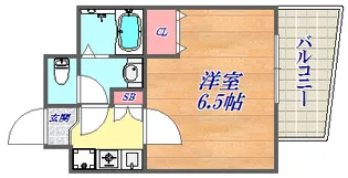 ラナップスクエア神戸県庁前【4階】の間取り