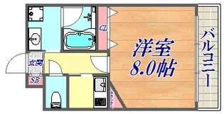 1Kの間取り画像