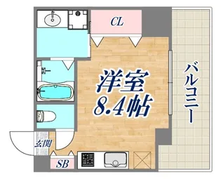 中天マンション【4階】の間取り