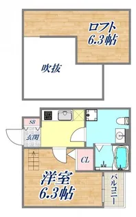 インプレッシブ スマ【2階】の間取り